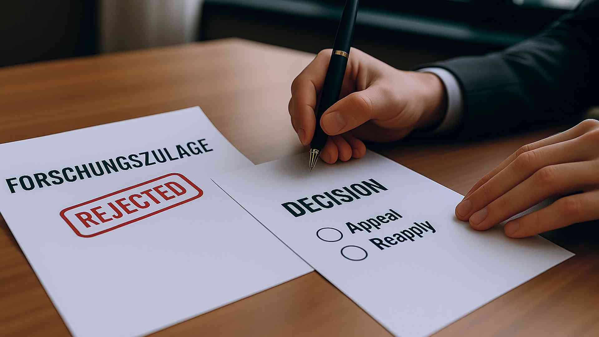 Forschungszulage application rejected? What to do next?