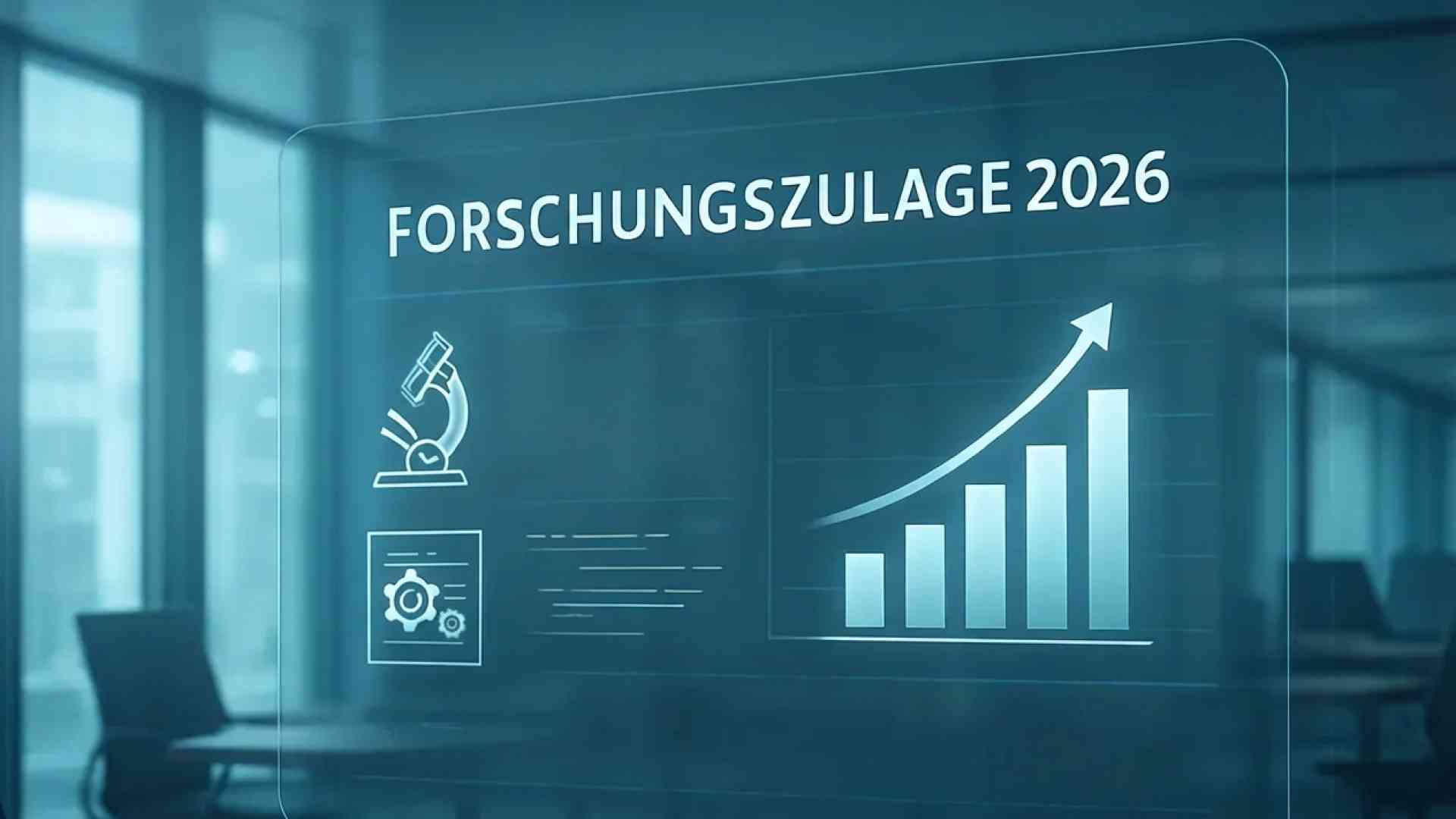 Neue Forschungszulage-Regeln für 2026: 20 % Gemeinkostenzuschuss und erhöhte Bemessungsgrundlage